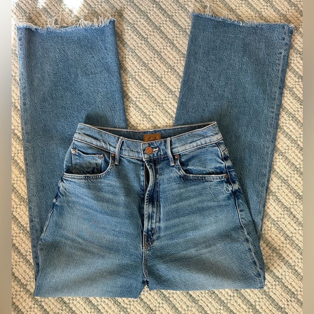 MOTHER Mayven Ankle Fray Jeans Size 25